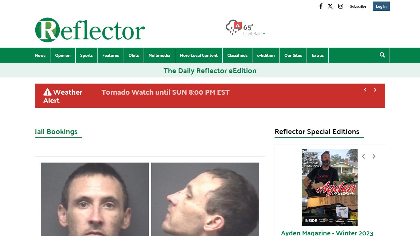 Jail Bookings | reflector.com
